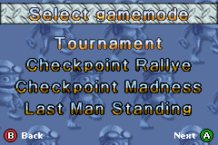 Crazy Frog Racer screenshot 4 for GameBoy Advance